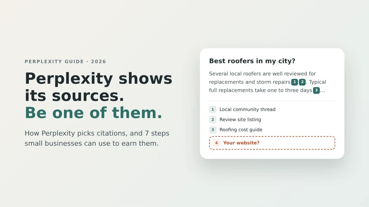 How to Rank in Perplexity AI in 2026: A Practical Guide for Small Businesses
